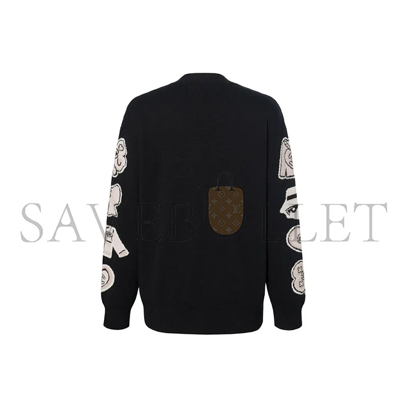 CHANEL BLACK JUMPER SWEATER 